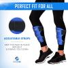 imageShin Splint Ice Packs HSA and FSA Eligible Reusable Hot and Cold Therapy Wrap  Leg or Calf Pain Relief  Advanced Soft Gel Technology  Freezable and Microwavable  Running Injuries ampamp RecoveryShin