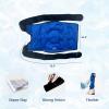 imageShin Splint Ice Packs HSA and FSA Eligible Reusable Hot and Cold Therapy Wrap  Leg or Calf Pain Relief  Advanced Soft Gel Technology  Freezable and Microwavable  Running Injuries ampamp RecoveryKnee XL