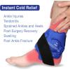 imageShin Splint Ice Packs HSA and FSA Eligible Reusable Hot and Cold Therapy Wrap  Leg or Calf Pain Relief  Advanced Soft Gel Technology  Freezable and Microwavable  Running Injuries ampamp RecoveryAnkle