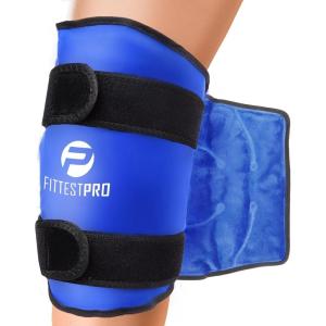 imageShin Splint Ice Packs HSA and FSA Eligible Reusable Hot and Cold Therapy Wrap  Leg or Calf Pain Relief  Advanced Soft Gel Technology  Freezable and Microwavable  Running Injuries ampamp RecoveryKnee