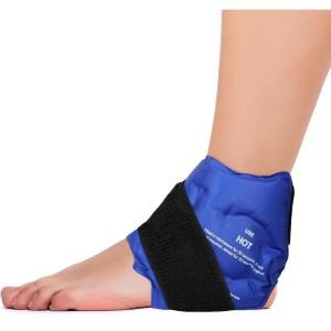 imageShin Splint Ice Packs HSA and FSA Eligible Reusable Hot and Cold Therapy Wrap  Leg or Calf Pain Relief  Advanced Soft Gel Technology  Freezable and Microwavable  Running Injuries ampamp RecoveryAnkle
