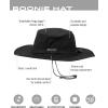 imageFROGG TOGGS Boonie Hat  Fishing Hat Offers Waterproof Breathable Sun ProtectionBlack