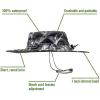 imageFROGG TOGGS Boonie Hat  Fishing Hat Offers Waterproof Breathable Sun ProtectionMossy Oak Elements Blacktip
