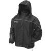 imageFROGG TOGGS Mens Toadz Highway Reflective Waterproof Breathable Rain JacketBlackSilver