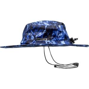 imageFROGG TOGGS Boonie Hat  Fishing Hat Offers Waterproof Breathable Sun ProtectionMossy Oak Elements Blue Marlin
