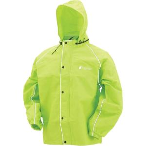 imageFROGG TOGGS Mens Road Toad Reflective Waterproof Rain JacketHivis Green