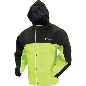 imageFROGG TOGGS Mens Road Toad Reflective Waterproof Rain JacketHivisBlack