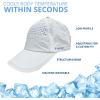 imageFROGG TOGGS Chilly Pro Hat Instant Cooling and Sun ProtectionWhite