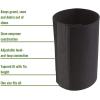 imageFROGG TOGGS mens WrapAround Gravel Guards Rain Suit Black Adjustable
