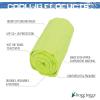 imageFROGG TOGGS Chilly Mini Cooling Neck Towel 29quot x 3quotHigh Vis Green 6pack