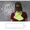 imageFROGG TOGGS Chilly Sport Cooling Neck Wrap ampamp Head BandHivis Green
