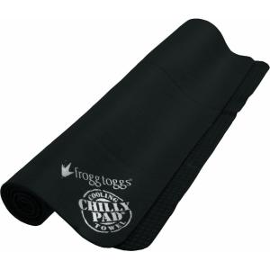 imageFROGG TOGGS Chilly Pad Instant Cooling Towel long lasting reusable Sports and Outdoors Neck Towel 33x13Black