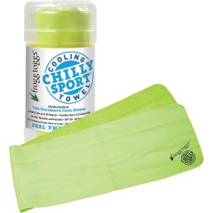 imageFROGG TOGGS Chilly Sport Cooling Neck Wrap ampamp Head BandHivis Green