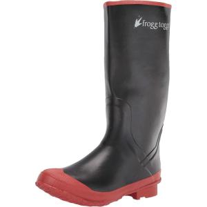 imageFROGG TOGGS Mens 16quot Black Utility Rubber Boot FootwearBlackRed