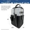 imageFROGG TOGGS EVA Tackle Vault Lightweight Customizable Fishing Tackle BagBlack
