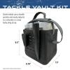 imageFROGG TOGGS EVA Tackle Vault Lightweight Customizable Fishing Tackle BagBlack