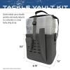 imageFROGG TOGGS EVA Tackle Vault Lightweight Customizable Fishing Tackle BagGray