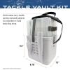 imageFROGG TOGGS EVA Tackle Vault Lightweight Customizable Fishing Tackle BagWhite