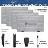 imageFROGG TOGGS EVA Tackle Vault Lightweight Customizable Fishing Tackle BagWhite
