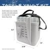 imageFROGG TOGGS EVA Tackle Vault Lightweight Customizable Fishing Tackle BagWhite