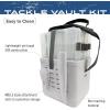 imageFROGG TOGGS EVA Tackle Vault Lightweight Customizable Fishing Tackle BagWhite