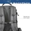 imageFROGG TOGGS Fishing Sling Pack Easy HandsFree Fishing Tackle Storage Bag with Water Bottle PocketBlack