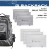 imageFROGG TOGGS Fishing Sling Pack Easy HandsFree Fishing Tackle Storage Bag with Water Bottle PocketBlack