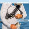 imageFROGG TOGGS Flats Sling Pack Easy HandsFree tackle storage bag with builtin Rod SupportBlack