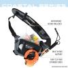 imageFROGG TOGGS Flats Sling Pack Easy HandsFree tackle storage bag with builtin Rod SupportBlack