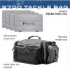 imageFROGG TOGGS Heavy Duty Fishing Tackle Duffle Bag Includes Bait TraysBlack