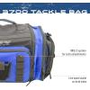 imageFROGG TOGGS Heavy Duty Fishing Tackle Duffle Bag Includes Bait TraysBlue