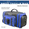 imageFROGG TOGGS Heavy Duty Fishing Tackle Duffle Bag Includes Bait TraysBlue