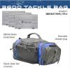 imageFROGG TOGGS Heavy Duty Fishing Tackle Duffle Bag Includes Bait TraysBlue