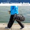 imageFROGG TOGGS Heavy Duty Fishing Tackle Duffle Bag Includes Bait TraysSolid Elements Brown