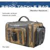 imageFROGG TOGGS Heavy Duty Fishing Tackle Duffle Bag Includes Bait TraysSolid Elements Brown