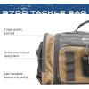 imageFROGG TOGGS Heavy Duty Fishing Tackle Duffle Bag Includes Bait TraysSolid Elements Brown