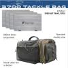 imageFROGG TOGGS Heavy Duty Fishing Tackle Duffle Bag Includes Bait TraysSolid Elements Brown