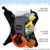imageFROGG TOGGS Hightide Fishing Chest Pack Easy HandsFree tackle storage bag with builtin Rod SupportBlack