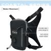 imageFROGG TOGGS Hightide Fishing Chest Pack Easy HandsFree tackle storage bag with builtin Rod SupportBlack