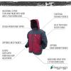 imageFROGG TOGGS Mens Anura HD Waterproof Breathable Rain JacketRedCarbon