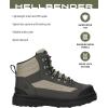 imageFROGG TOGGS Mens Hellbender Waterproof Fishing Wading Boot for Fishing in Felt or CleatedCleated