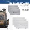 imageFrogg Toggs i3 Fishing Backpack Tackle Storage Includes 33600 Bait TraysSolid Elements Brown
