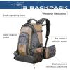 imageFrogg Toggs i3 Fishing Backpack Tackle Storage Includes 33600 Bait TraysSolid Elements Brown