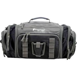 imageFROGG TOGGS Heavy Duty Fishing Tackle Duffle Bag Includes Bait TraysBlack