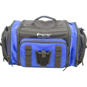 imageFROGG TOGGS Heavy Duty Fishing Tackle Duffle Bag Includes Bait TraysBlue