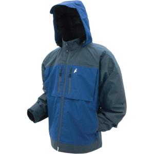 imageFROGG TOGGS Mens Anura HD Waterproof Breathable Rain JacketDust BlueCarbon
