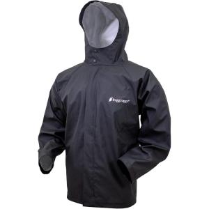 imageFROGG TOGGS Mens Waypoint Angler Waterproof Durable Jacket with 4Way StretchBlack