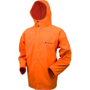 imageFROGG TOGGS Mens Waypoint Angler Waterproof Durable Jacket with 4Way StretchOrange