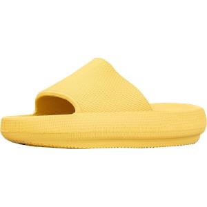imageFROGG TOGGS Womens Squisheez Comfort Pool Slide enjoy walking on millions of tiny air bubblesBanana