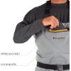 imageFROGG TOGGS Canyon II Breathable Waterproof Stockingfoot Fishing Chest Wader for FishingGray